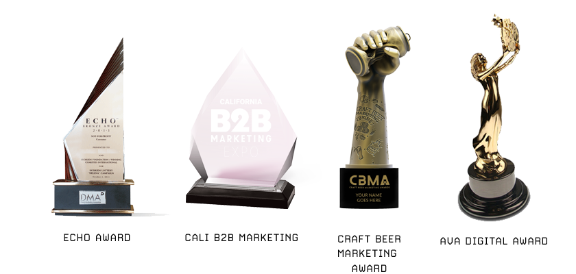 ECHO Award, California B2B Marketing Expo, Craft Beer Marketing Award, AVA Digital Award